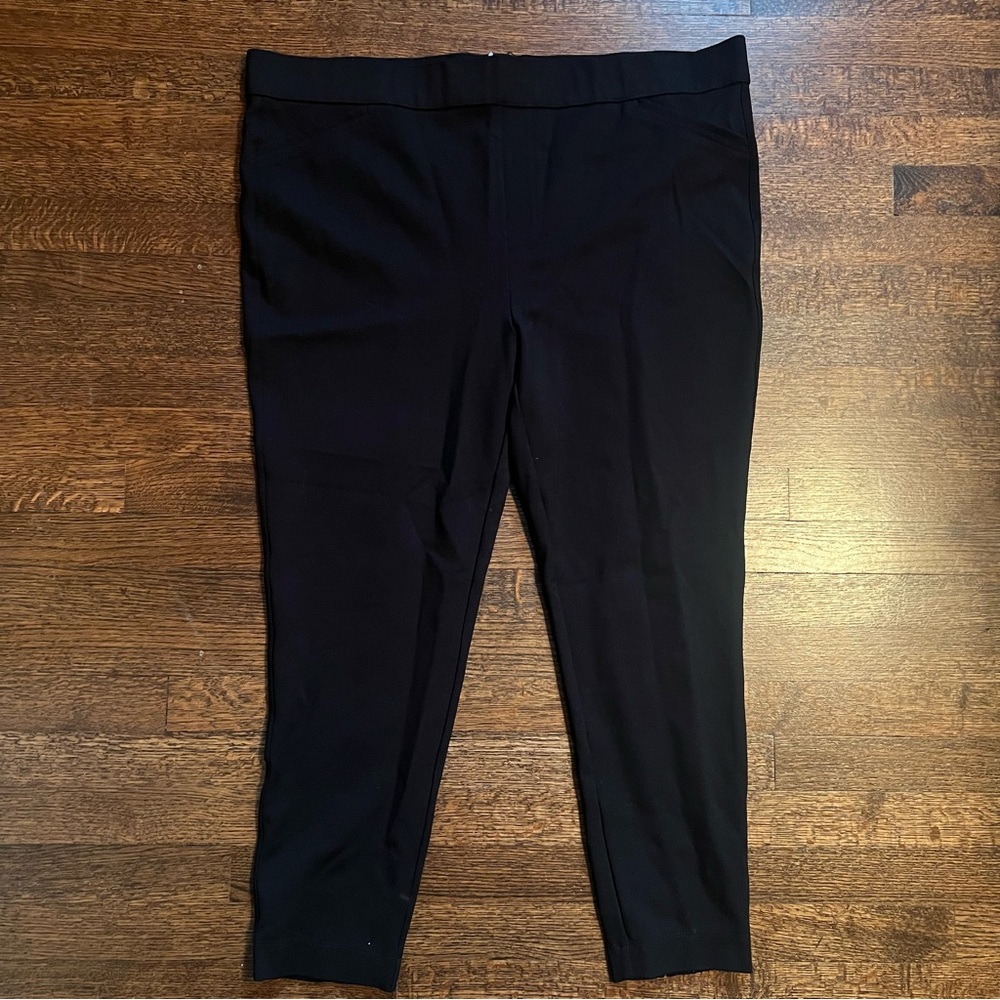 Sculpt her by NYDJ size 3X black pull on crop pants